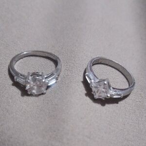 Women's Ring Set "Fake" Engagement Ring